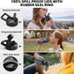 Insulated Water Bottle 32 oz, Triple Wall Vacuum Stainless Steel (Cold for 48 Hrs), Leak Proof & Non-BPA, Modern Water Flask Jug with Paracord Handle & Straw Spout Lids, Dark Grey