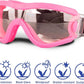 Small Dog Sunglasses with Adjustable Strap UV Protection, Winproof Puppy Sunglasses, Suitable for Dogs Eyes Protection，Soft Dog Goggles