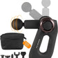 Deep Tissue Percussion Massage Gun | Handheld Multi-Angle Massager | Adjustable Arm for Full-Body Reach | Portable Muscle Recovery Tool | 30 lbs Stall Force | Quiet | 5-Speed | 240 Min Battery