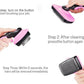 3-in 1 Dog & Cat Grooming Supplies- Self-cleaning Slicker Brush, Deshedding Rake Comb, And Finger Toothbrush For Dogs & Cats | Perfect For Pet Grooming Kit, Dematting And Dental Tool (pink)