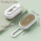Cat Steam Brush for Shedding Dog Brush with Steam Pet Hair Cleaning Brush Comb for Spray 3 in 1 Pet Grooming for Long & Short Haired Pets – Spritz Defur Comb for cats(Gray)