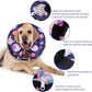 CuteBone Inflatable Dog Donut Collar with Removable Soft Fleece Covers for Small/Medium/Large Dogs and Cats After Surgery GWB11M