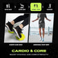 Ex Kit Home Gym Equipment with Carry Bag - 10Pcs Resistance Bands Kit with Handles, Door Anchor, Jump Rope, Booty Bands & More – Full Body Workout Bands Set for Strength, Cardio & Flexibility
