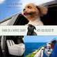 Dog Booster Car Seat,Ultra Soft Fabric & Filling Memory Foam,Elevated Cushion,3 Straps & Safety Belt Channel,Anti-Slip Base,Fully Detachable and Washable(Beige,Medium)
