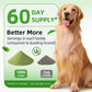 No-Brush Dog Teeth Cleaning Powder Eliminates Plaque in 30 Seconds, Dental Powder Cats Breath Freshener, Teeth Care Plaque Off Pet Tooth, Bad Breath Remedy Tartar Remover for Dogs with Enzymes