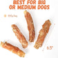 Dog Treats Chicken Wrapped Beef Cartilage w/Calcium Supplement, Long-Lasting Rawhide Free Grain Free Training Treats Snacks for Small Medium Large Dogs, 12 Counts, 10.6oz