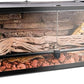 Tempered Glass Reptile Tank, 36" x 18"x 12" Front Opening Terrarium with Top Screen Ventilation & Water-Holding Bottom, 35 Gallon Reptile Enclosure for Bearded Dragon, Snake, Leopard Gecko