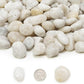 Mr. Fireglass 10lb White River Rocks, 3/8 inch Natural Decorative Polished Pebbles Aquarium Gravel Stones for Landscaping, Indoor Plants, Vase, Succulent, Fish Tank