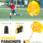 Soccer Training Equipment, Speed Agility Training Equipment for Kids Youth Adults, 20ft Agility Ladder, 4 Hurdles, Jump Rope, 12 Soccer Cones, Running Parachute, Football Training Equipment