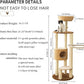 2025 Modern Cat Tree Tower for Large Cats, Advanced Space Module Cat's Nest, Hand Woven Multilevel Huge Paws Pals Tree, 7cm Natural Sisal Prop Wood, Scratching Cat Lover Gifts