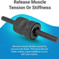 Chirp Focus Muscle Roller, Focus Wheel and Roller Handle in One, On-The-Go Muscle Massage Tool, Stretching Equipment, Targets Pressure Points, Focused Neck & Back Massager - 4" Holds Up to 500 lbs