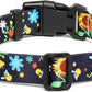 Mercano Adjustable Dog Collar - Special Design Patterns, Soft Nylon Comfortable Durable Pet Collar for Small Medium Large Dogs (S, Sunflower)