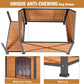 Extra Large Dog House Outdoor Weatherproof, Strong Metal Chew Proof Frame Dog Kennel for Small Medium Large Dogs