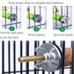 Hamiledyi Bird Perches for Cage Grinding Sand Bird Perches 8pcs Claw Trim Cage Perches Stand for Starlings, Parakeets Lovebirds Canaries Green Cheeked Conures (0.78 in Diameter)