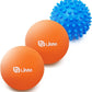 Massage Ball Set - Spiky & Lacrosse Ball - Massage Ball Therapy for Plantar Fasciitis & Pain Relief - Deep Tissue Trigger Point Myofascial Release Ball for Back, Foot, Shoulder & Neck Pain