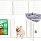 FXW Homeplus Unleashed Indoor Dog Playpen - Stress-Free and Safe Play, Heavy Duty 24 Inch 12 Wire Panels Dog Pen for Puppy and Small Dogs, White│Patented