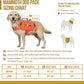 OneTigris Dog Backpack for Medium & Large Dogs, Mammoth Nylon Dog Pack Tactical Backpack Harness with Side Pockets for Hiking Walking Training Running