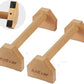Push Up Stands, Handstand Parallettes Bars, Solid Wood Push Up Bars with Non-Slip Mat Push up Handles for Floor Exercise Home Workout Equipment for Men & Women Strength Training