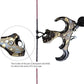 Compound Bow Aid Releaser with Wrist Straps and Adjustment Tool,Archery Release Aids with 3 Thumb Release Adjustable,Aluminum Alloy Aids.for Left and Right Handers.