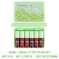 6 Colors lemon Lip Tint Stain Set, Korean Velvet Lip Stain Lip Gloss Lip Tint Stain Mini Liquid Lipstick, Long lasting Waterproof Non-Stick Cup Multi-Use Lip and Cheek Tint, High Pigment, Vivid Color