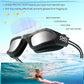 Swim Goggles, Polarized Adult Swimming Goggles Bungee Strap No Hair Pulling Anti-fog Pool Goggles for Men Women