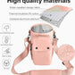 Water Bottle Holder with Strap 32 40oz Crossbody Insulated Water Bottle Carrier Sling Bag with Adjustable Wide Strap and Phone Purse 5 Pockets for Walking Hiking Gym Travel
