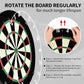 EVA Dartboard Surround Wall Protector, Sisal/Bristle Dartboard and 18g Steel Tip Darts Set Optional