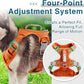 BARKBAY Dog Harness No Pull with ID Tag Pocket - Heavy Duty, Reflective, Easy Control for Large Dogs(Orange,XL)