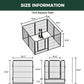 FXW Rollick Unleashed Dog Playpen for Indoor, Yard, RV Camping, 32 inch 8 Panels for Small and Medium Dogs│Patented