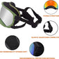 Winproof Large Dog Sunglasses with Adjustable Strap, UV Protection, Soft Goggles for Medium-Large Dogs