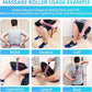 Muscle Roller Stick, Yoga Massage Roller Bar Fitness Beauty Tool for Athletes Relief Leg Back Pain (Pink)