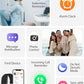Smart Bracelet, Wearable Activity & Fitness Tracker Band, 24H Sleep Tracker, All-Day Continuous Heart Rate Blood Pressure Stress HRV Monitor, 170+ Sport Modes Smart Wristband with Free APP 2 Bands