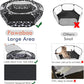 Pawaboo Small Animals Playpen, Waterproof Small Pet Cage Tent with Zippered Cover, Portable Outdoor Yard Fence with 3 Metal Rod for Chick/Kitten/Puppy/Guinea Pig/Rabbits/Hamster/Chinchillas, Magnolia