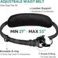 Hands Free Dog Leash with Pouch, Double Leash for Two Dogs, Retractable Bungee with Double Padded Handles, Waist Leash for Dog Walking, Running Leash for Dogs, Dog Walking Accessories