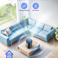 Air Purifiers for Bedroom Home, MOOKA HEPA Air Purifier for Home Pets with Fragrance Sponge for Smoke Dust Pollen Dander Odor, Small Air Purifier with Sleep Mode Night Light Timer, KJ067L, Black