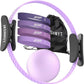 JKSHMYT Pilates Ring-14.5" Home Pilates kit with Padded Handles, Mini Ball, Resistance Bands, Guide & Bag, Better me Pilates Essentials Set for Workouts Women