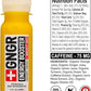 '+GNGR Energy Booster & Immunity Shot, Cold-Pressed Ginger Shots with Lions Mane, 75mg of Natural Caffeine Green Tea, Turmeric Root, Vitamin D & Zinc for All Natural Immune Support (2 Oz, Pack of 12)