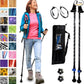 York Nordic Motivator Walking Poles for Balance and Rehab - Patented Stability Grips - Lightweight, Adjustable, and Collapsible - 2 Pieces Adjustable w/flip Locks - Heights 4'6" up to 6'2" - 230 lbs