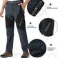 YSENTO Men's Fleece Lined Ski Snow Pants Winter Waterproof Softshell Insulated Hiking Cargo Pants