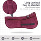Harrison Howard Correction Half Pad with 4 Pockets and Foam Inserts with Differentiated Thickness Adjustable Horse Riding Pad with Added Cushioning and Comfort