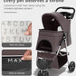 Pet Stroller with 3 Wheels for Small/Medium Pets, Portable Travel Foldable Carrier Jogger for Dog Cat Puppy Kitty, Rear Wheel Breaks, Storage Basket, Visible Mesh with Weather Cover (Coffee)
