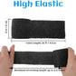 36 Rolls Elastic Self Adhesive Bandage Wrap 2 Inch, Breathable Non Woven Cohesive Bandage, Vet Wrap for Dogs, Ankle Sprains Swelling Medical First Aid Tape, Sports Athletic Tape Black