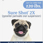 PetArmor Sure Shot Liquid De-Wormer for Dogs and Puppies, Liquid De-Wormer Treats Roundworms & Hookworms in Dogs and Puppies 2 Weeks and Older, For Dogs Under 120 lbs, 2 ounces