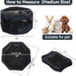 PETSFIT 36" Dog Playpen with Dual Zipper Doors –Sturdy Foldable Puppy Playpen for Medium Dogs with Removable Mesh Top and Leakproof Bottom