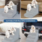 Dog Stairs for Small Dogs,13" H,3-Step Dog Steps for Bed and Couch with High Density Foam,Non-Slip Pet Steps for Doggy and Cat,Pet Stairs with a Washable Cover,Grey