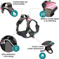 Embark Adventure Dog Harness, No-Pull Reflective Trim Dog Harness for Small, Medium & Large Dogs - Heavy Duty Oxford, 2 Leash Clips & Gel Lined Handle. Soft & Padded Puppy Dog Vest for Any Breed