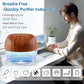 Water-Based Purifier Air Washer, Air Revitalizer & Freshener, Air Fresher with 7 LED Color Changing Light for Rooms (DarkYellow)