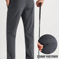 Libin Mens Golf Pants Stretch Work Dress Pants 30"/32"/34" Quick Dry Lightweight Casual Comfy Trousers with Pockets