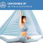 Aerial Silks Starter Kit - Durable 9 Yards of Aerial Yoga Hammock with Hardware & Guide - Aerial Swing for Acrobatic Flying Yoga & All Levels (Aerial Rigging Point Up to 13ft)