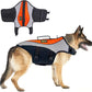 Dog Life Jackets for Large Breeds – Reflective Dog Life Vests for Swimming and Boating, Buoyancy Aid with Rescue Handle, Adjustable Swim Safety Vest (XL, Orange)